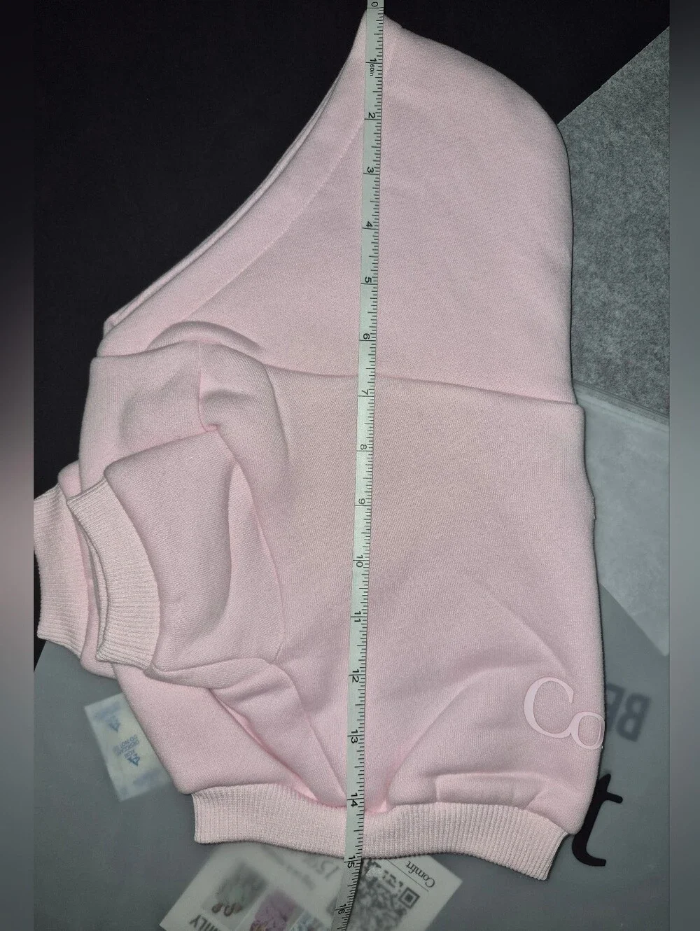 💕NWT COMFRT Minimalist Dog Cat Pet Paw Hoodie Powder Baby Light Pink XS